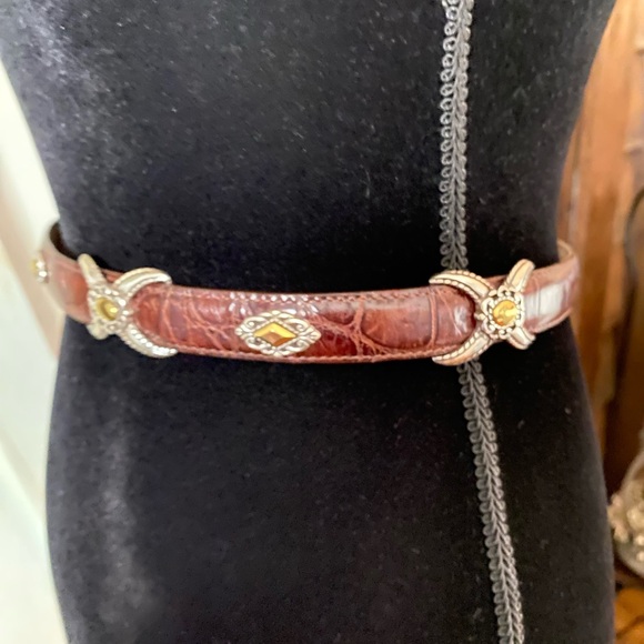 Brighton Brown Leather Belt - Picture 2 of 6